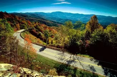 road in the smokies