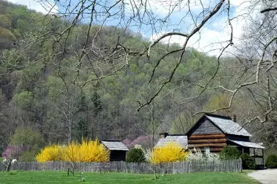 cabin in the mountains