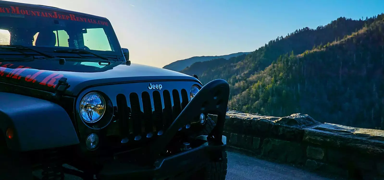 Things to do in your Jeep Wrangler PIgeon Forge Gatlinburg