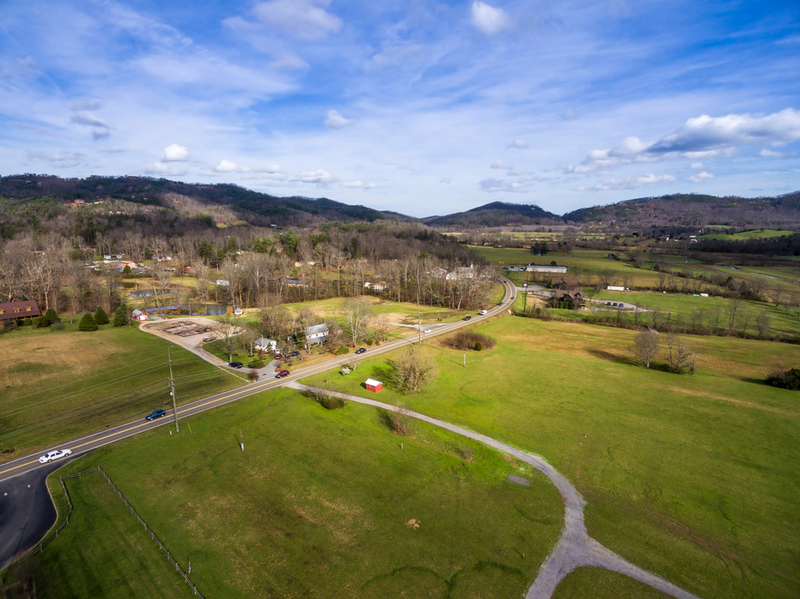 aerial view of Townsend TN