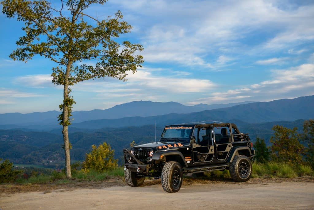 black jeep smoky mountains