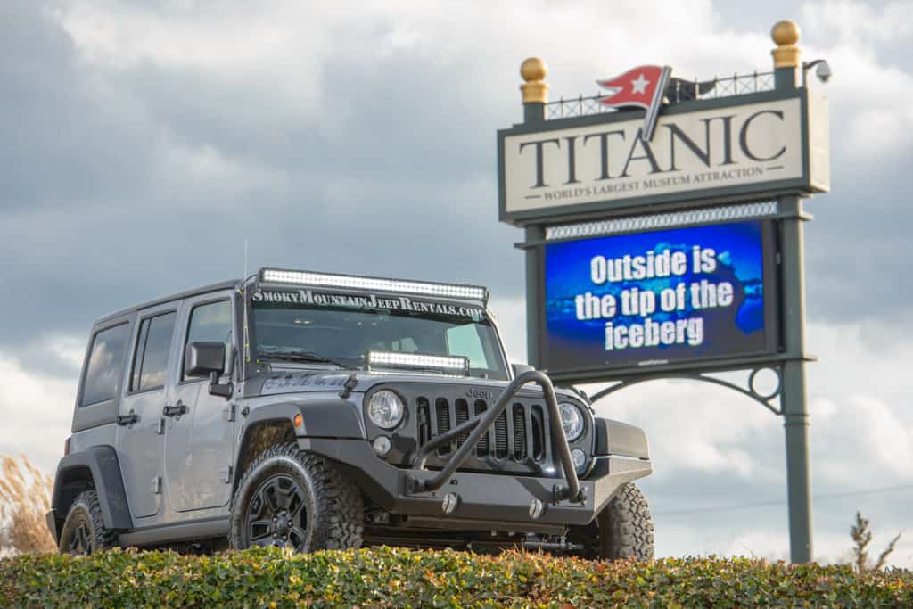 The Titanic Museum Pigeon Forge Jeep Rentals